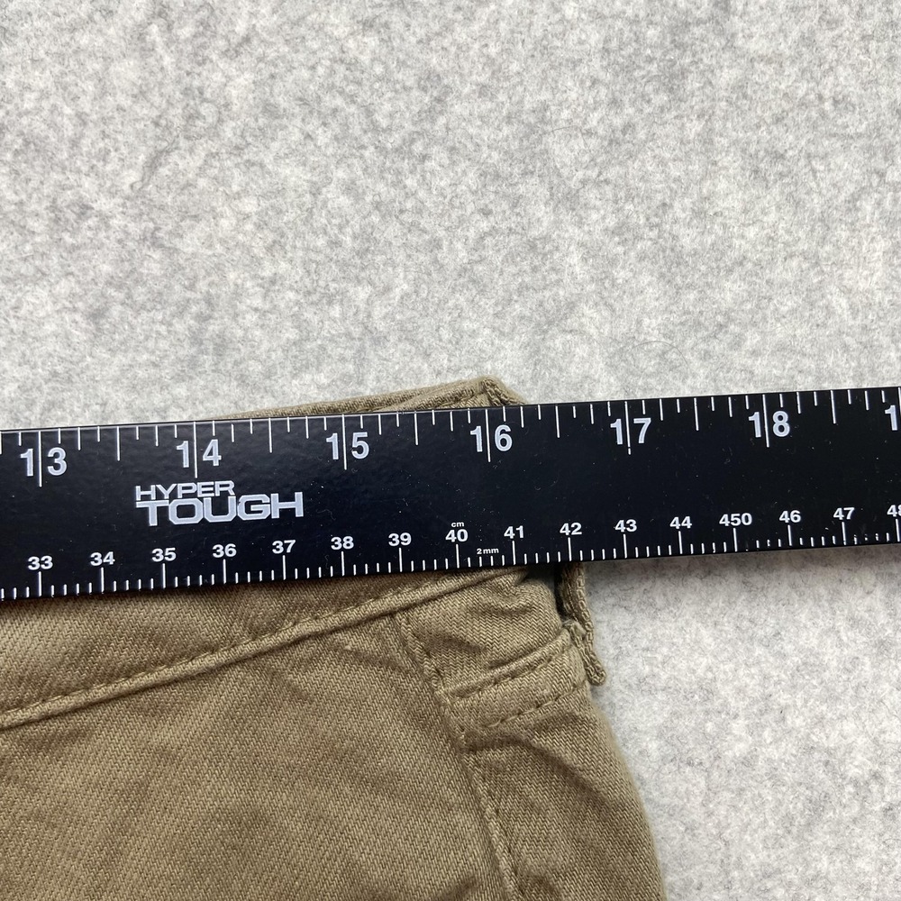 Rag & Bone Jean Shorts Womens 28 (32x2) Light Olive Green Cutoff Frayed - Picture 3 of 16
